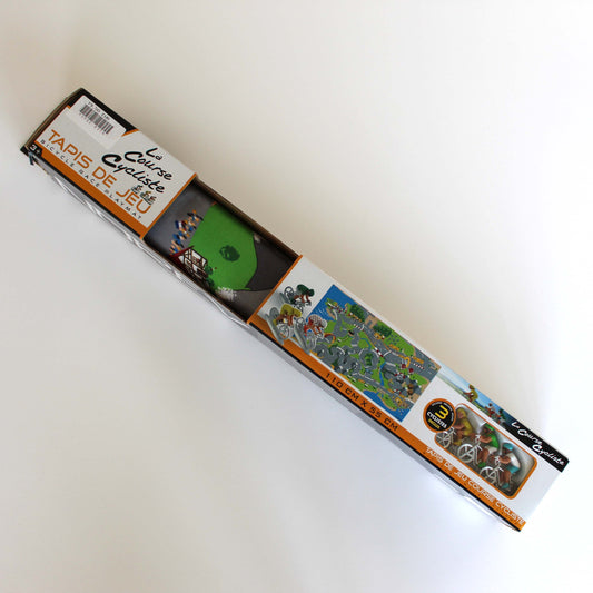 Tapijt wielerwedstrijd + 3 renners